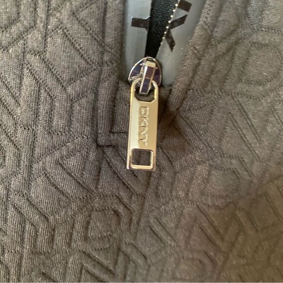 DKNY Black Vintage Hoodie Sweatshirt Size Medium Y2K - Picture 2 of 15